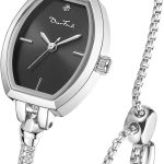 Petite Bracelet Watch for Women， Diamond Dress Analog Watch Waterproof